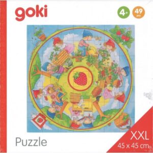Goki - XXL puzzle - sadnje jagoda - Slika 2