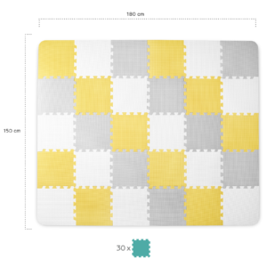 Kinderkraft Luno puzzle 150x180 - Slika 6