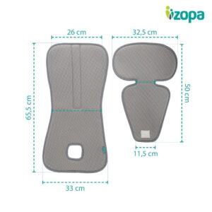 Zopa zračna podloga Brezze za autosjedalicu grupa 2/3 - Slika 7