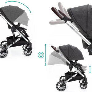 ZOPA KOLICA QUEST - VULCAN BLACK/SILVER - Slika 5