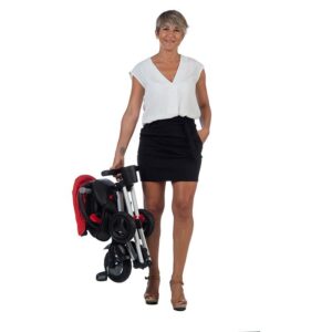TRICIKL SKLOPIVI QPLAY NOVA - CRVENI - Slika 10