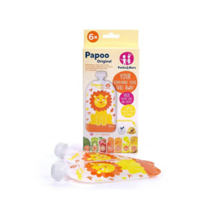 VREĆICE ZA KAŠICE 6 KOMADA PAPOO ORIGINAL PETITE&MARS - LAV