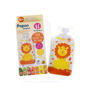 VREĆICE ZA KAŠICE 6 KOMADA PAPOO ORIGINAL PETITE&MARS - LAV - Slika 4