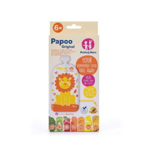 VREĆICE ZA KAŠICE 6 KOMADA PAPOO ORIGINAL PETITE&MARS - LAV - Slika 2