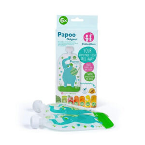 VREĆICE ZA KAŠICE 6 KOMADA PAPOO ORIGINAL PETITE&MARS - SLON