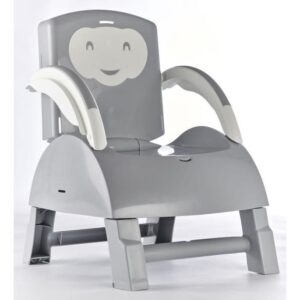 SKLOPIVA HRANILICA/STOLICA 2U1 THERMOBABY - WHITE/GREY CHARM