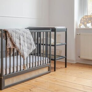 KREVETIĆ WOODIES BOHO COT ANTHRACITE - Slika 2