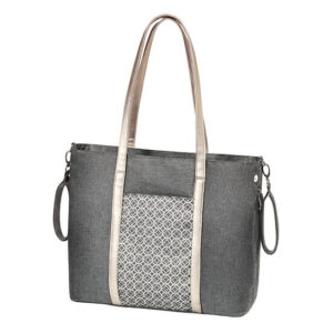 TORBA BABYONO BASIC SO DYNAMIC - SIVA S UZORKOM - Slika 2