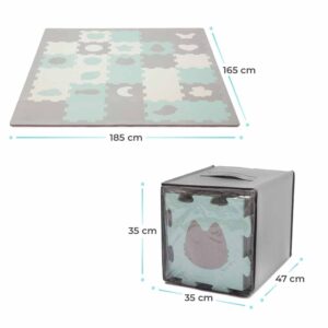 PUZZLE KINDERKRAFT LUNO OBLICI - MINT - Slika 3