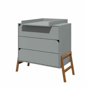 KOMODA S 3 LADICE BELLAMY LOTTA - GREY - Slika 3