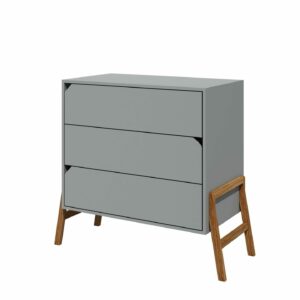 KOMODA S 3 LADICE BELLAMY LOTTA - GREY