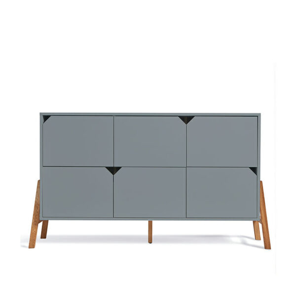 KOMODA S 6 LADICA BELLAMY LOTTA - GREY