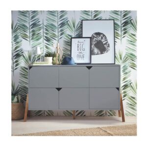KOMODA S 6 LADICA BELLAMY LOTTA - GREY - Slika 3