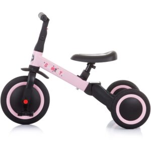 TRICIKL/BALANCE BIKE 2U1 CHIPOLINO SMARTY - LIGHT PINK - Slika 2
