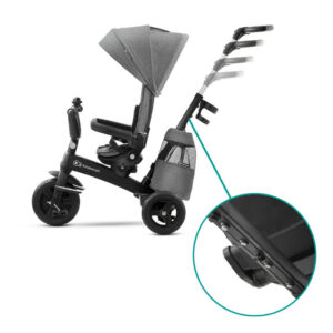 KINDERKRAFT TRICIKL EASYTWIST - SIVA - Slika 8