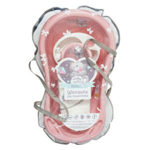 KADICA BABY POKLON SET MEDO - ROZA