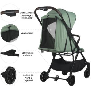 COCCOLLE MELIA SPORTSKA KOLICA - DIAMOND BLACK - Slika 9