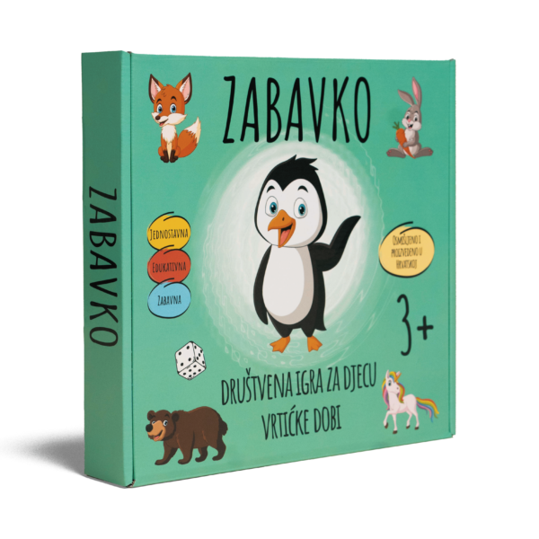 ZABAVKO - DRUŠTVENA IGRA ZA DJECU VRTIĆKE DOBI