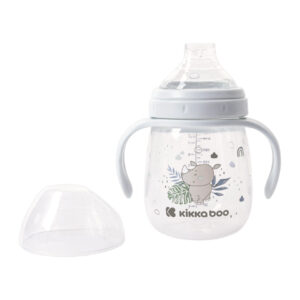 KIKKA BOO BOČICA SA SILIKONSKIM USNIKOM 240 ML - SAVANNA BLUE - Slika 2