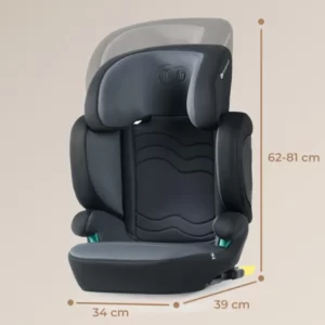 KINDERKRAFT AUTOSJEDALICA XPAND 2 I-SIZE ISOFIX 100-150 CM - ROCKET GREY - Slika 6