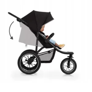 KINDERKRAFT SPORTSKA KOLICA S TRI KOTAČA HELSI - DEEP BLACK - Slika 7