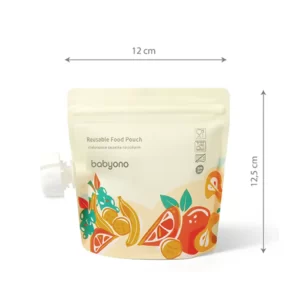 BABYONO VIŠEKRATNA VREĆICA ZA POHRANU HRANE 150 ML - 5 KOM - Slika 4