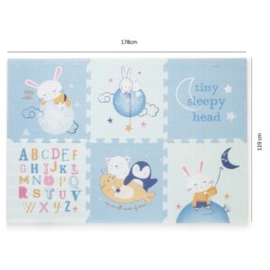 PETITE&MARS FLATIE PUZZLE OD PJENE - 6 KOMADA - Slika 4