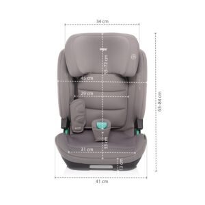 ZOPA AUTOSJEDALICA MATRIX I-SIZE - FOGGY GREY - Slika 8