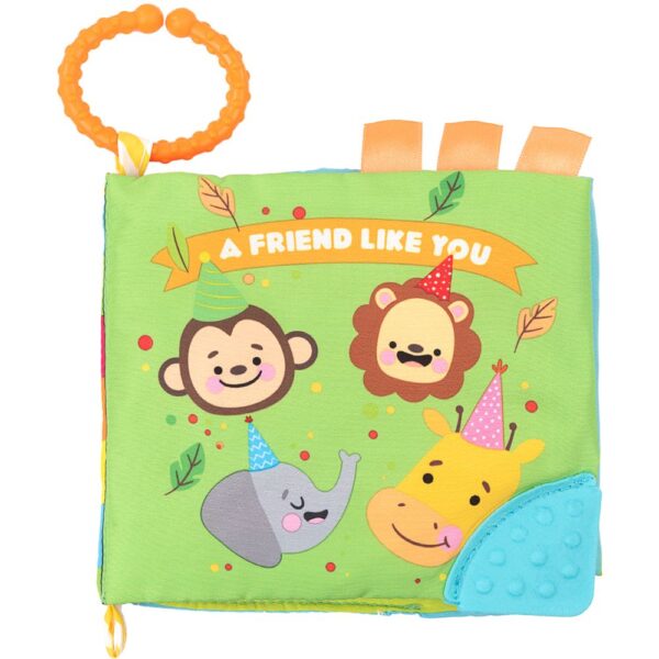 KIKKA BOO EDUKATIVNA PLATNENA KNJIGA SA GRICKALICOM - FRIEND LIKE YOU