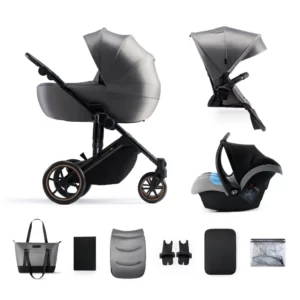 KINDERKRAFT DJEČJA KOLICA 3U1 PRIME 2 - SHADOW GREY - Slika 2