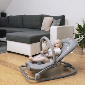ZOPA LEŽALJKA RELAX 2 - PINK TRIANGLES/GREY - Slika 6