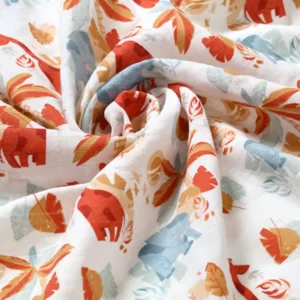 BABYONO TETRA PELENE MUSLIN SAFARI - PASTELNO PLAVA - Slika 2