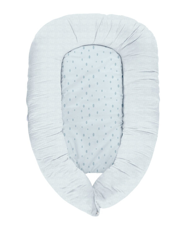 KIKKA BOO GNIJEZDO OD MEMORIJSKE PJENE 3U1 - DOTS BLUE