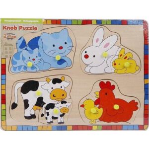 DRVENE PUZZLE ŽIVOTINJE I MLADUNČAD