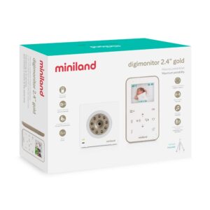 MINILAND BABYMONITOR 2.4" GOLD - Slika 6