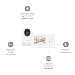 MINILAND BABYMONITOR 3.5" EASY - Slika 2