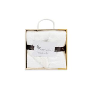 INTERBABY DVOSTRANA DEKICA 80X100CM STARS LIGHT BEIGE - Slika 6