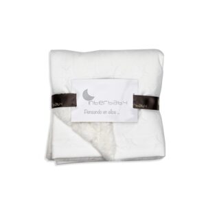 INTERBABY DVOSTRANA DEKICA 80X100CM STARS LIGHT BEIGE - Slika 2