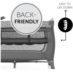 HAUCK PUTNI KREVETIĆ SLEEP N PLAY CENTER - NORDIC GREY - Slika 3