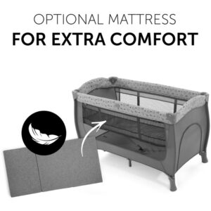 HAUCK PUTNI KREVETIĆ SLEEP N PLAY CENTER - NORDIC GREY - Slika 4