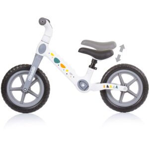 CHIPOLINO BICIKL BEZ PEDALA DINO WHITE - GREY - Slika 3