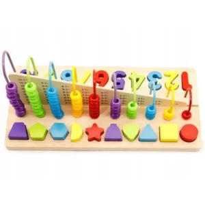 ECOTOYS EDUKACIJSKI ABAKUS S DRVENIM BROJKAMA - Slika 6