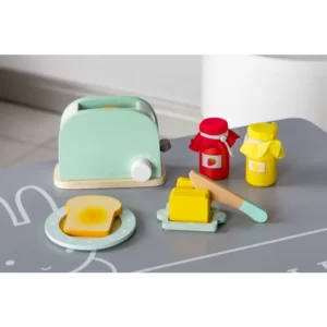 ECOTOYS DRVENA IGRAČKA TOSTER SA DODACIMA - Slika 6