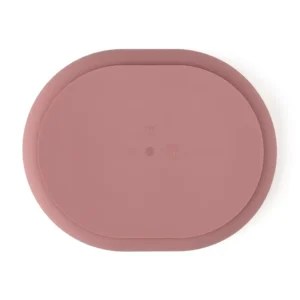 PETITE&MARS SILIKONSKI OVALNI TANJUR S ODJELJCIMA I VAKUUMOM 6M+ TAKE&MATCH - DUSTY ROSE - Slika 3