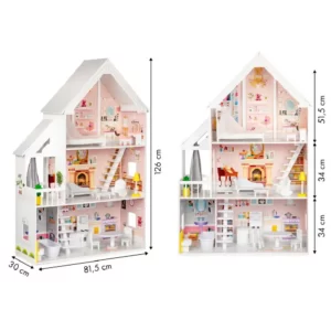 ECOTOYS KUĆICA ZA LUTKE RESIDENCE XXL - Slika 2