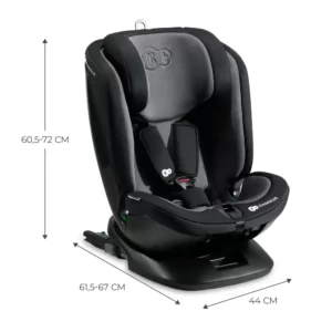 KINDERKRAFT AUTOSJEDALICA XPEDITION 2 I - SIZE 0 -36 KG ( 40 - 150 CM ) - CRNA - Slika 6