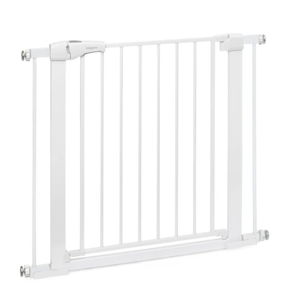 BABYONO ZAŠTITNA OGRADA 72-85 CM + DODACI 2X7 CM - BIJELA