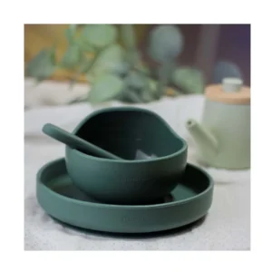 PETITE&MARS SILIKONSKI TANJUR S VAKUUMOM TAKE&MATCH - MISTY GREEN - Slika 4