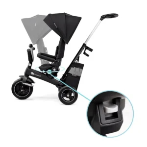 KINDERKRAFT TRICIKL EASYTWIST - CRNA - Slika 8
