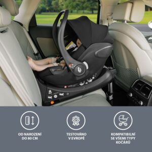 ZOPA AUTOSJEDALICA  XS PLUS I-SIZE - ROCKY GREY - Slika 6